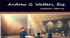 Desktop Screenshot of andrewwatters.com